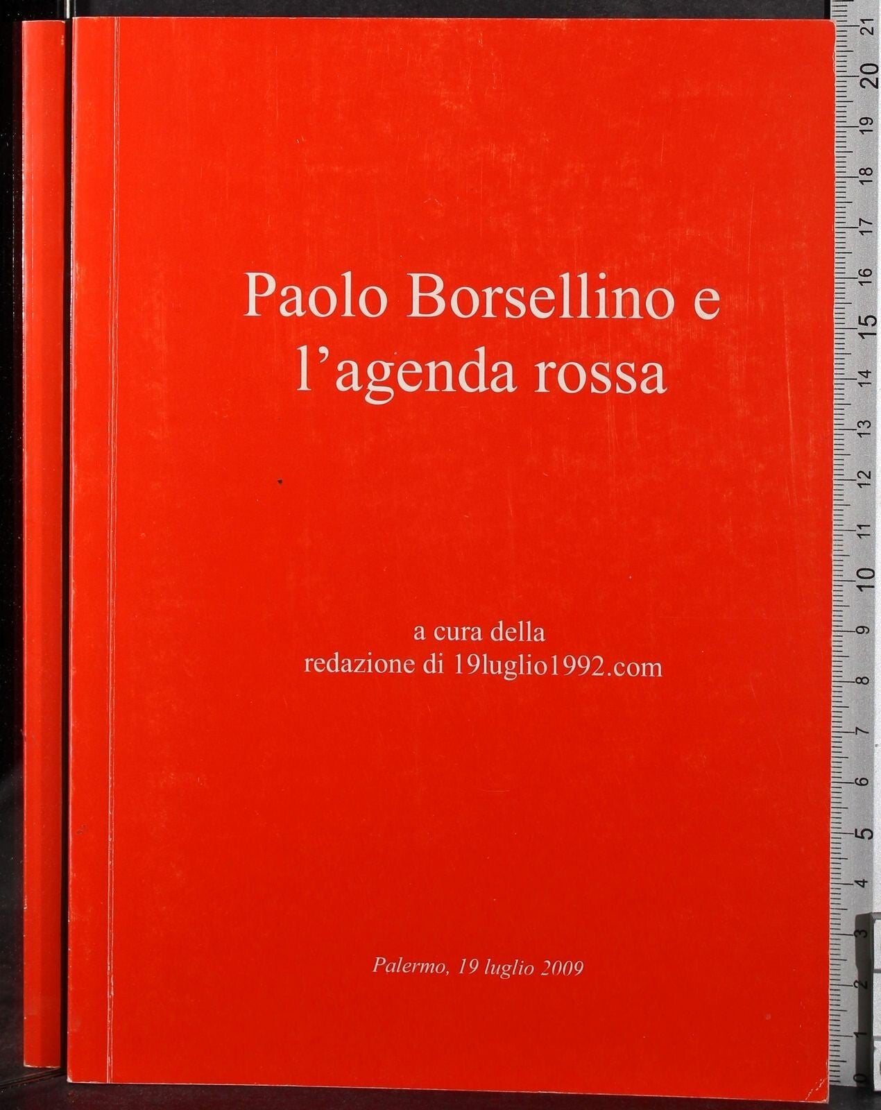 PAOLO BORSELLINO E L'AGENDA ROSSA