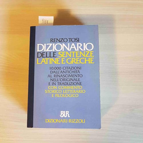 Dizionario delle sentenze latine e greche