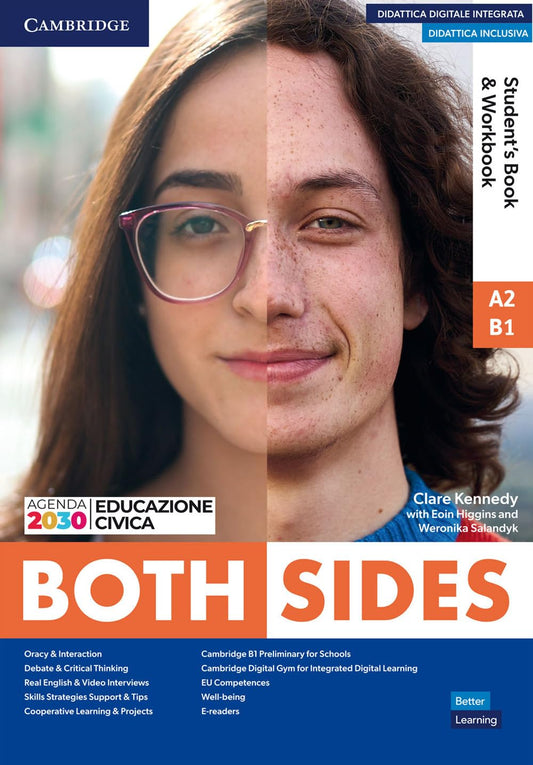 Both sides. Level 1 (A2/B1). Student's book and Workbook Combo. Per le Scuole superiori. Con e-book. Con espansione online