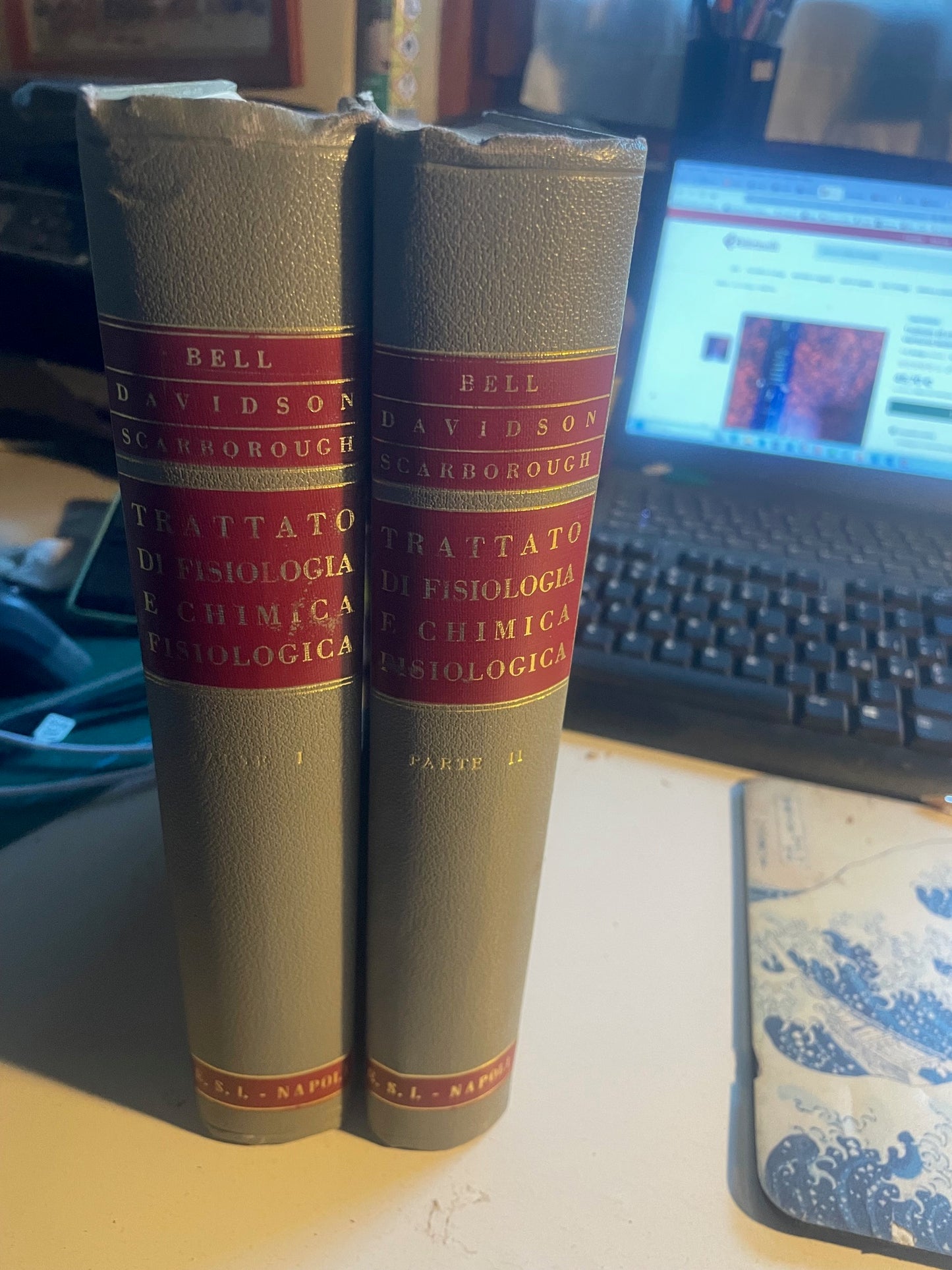 TRATTATO DI FISIOLOGIA E CHIMICA ISTOLOGICA 1 E 2 ° VOLUME