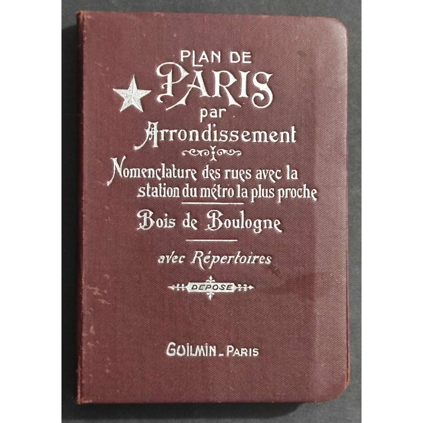 Plan de Paris par Arrondissement - Ed. Leconte et Gulmin