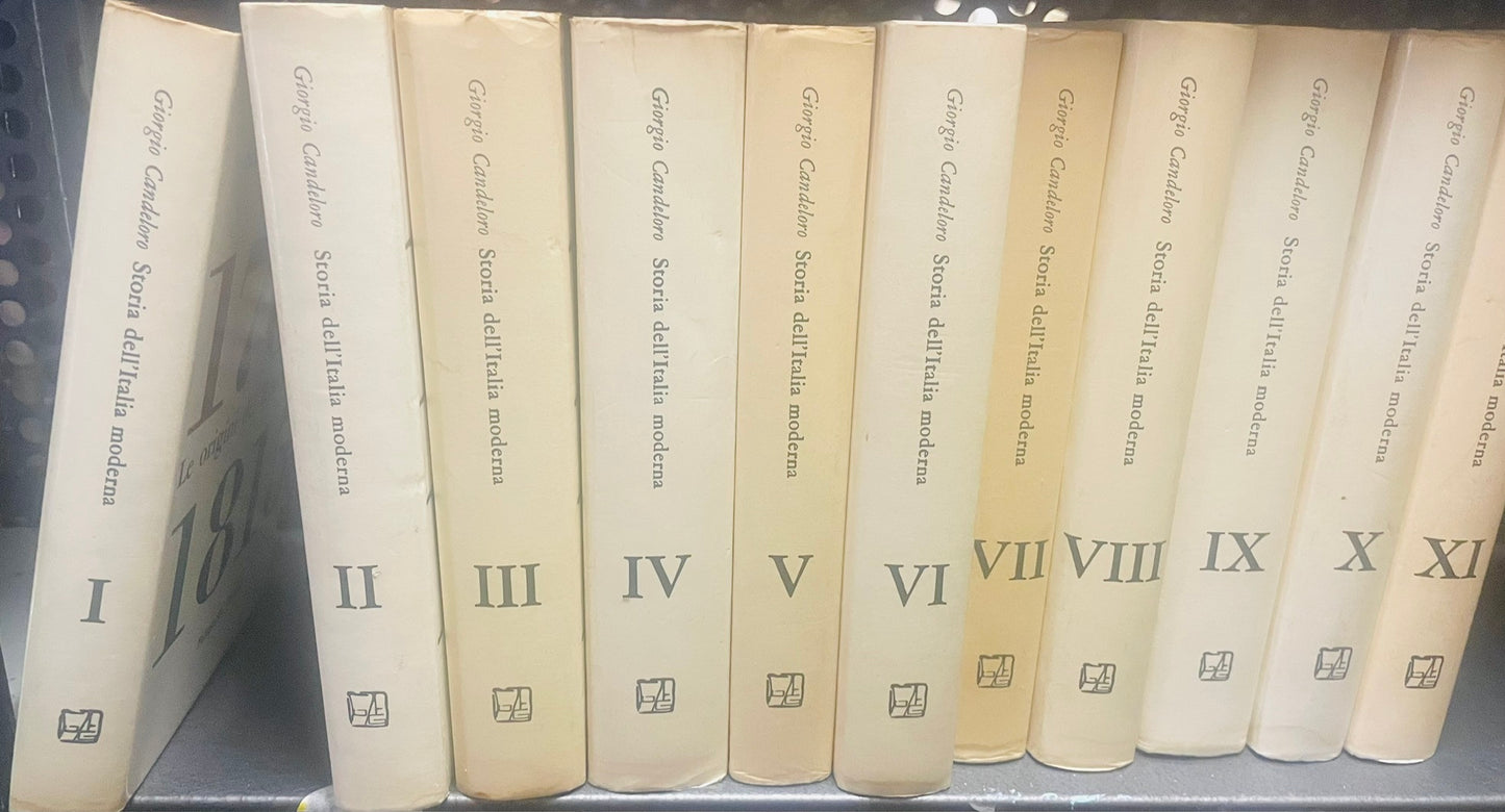 STORIA DELL'ITALIA MODERNA 11 VOLUMIdi Giorgio Candeloro - Feltrinelli