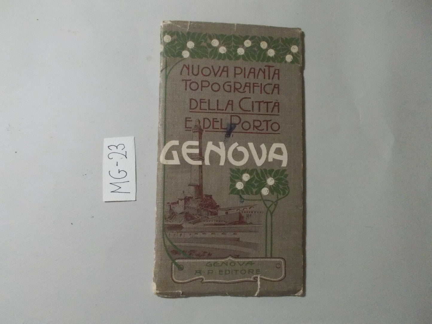 NUOVA PIANTA TOPOGRAFICA DELLA CITTA' E DEL PORTO DI GENOVA
