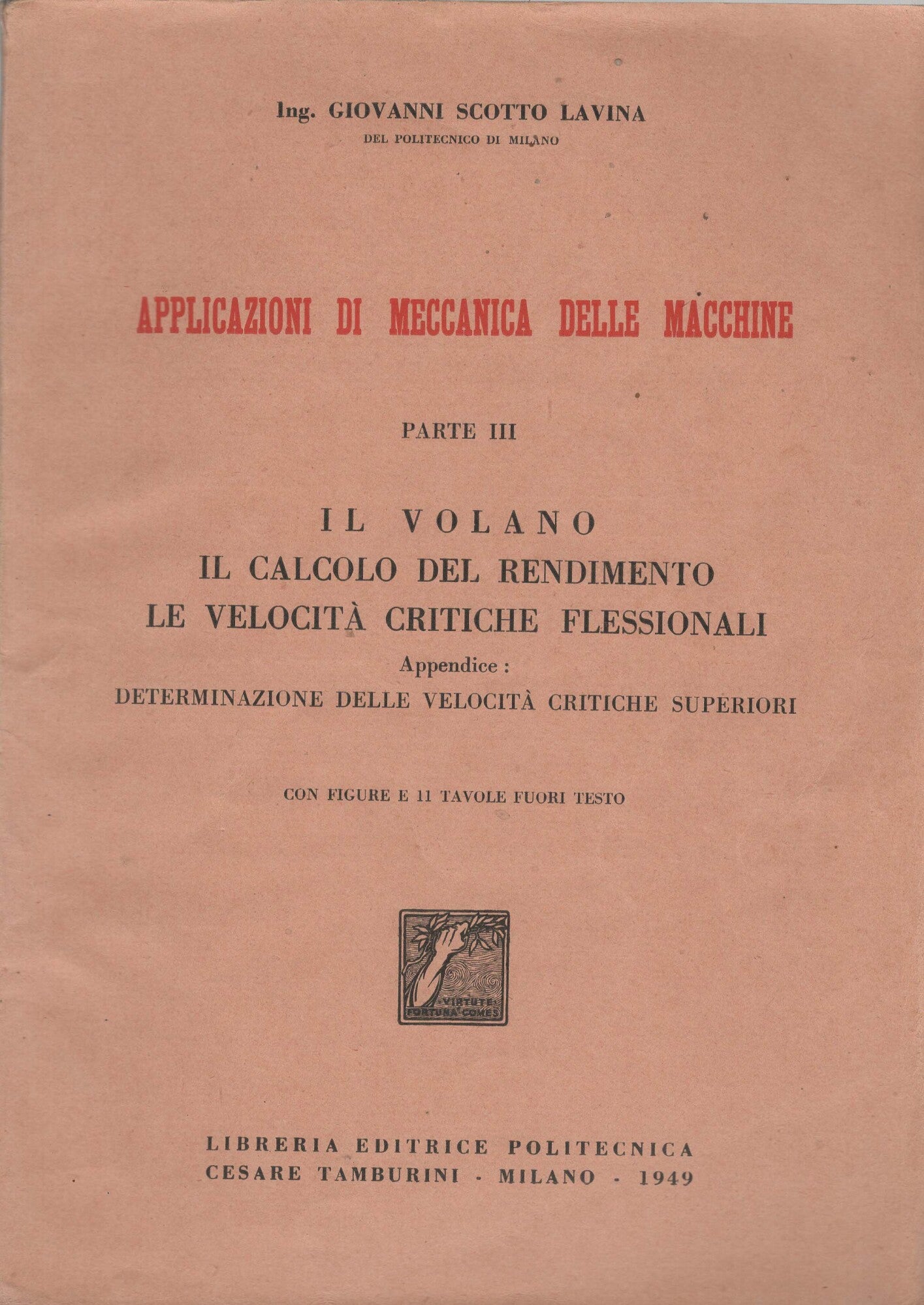 Applicazioni di meccanica delle macchine parte III