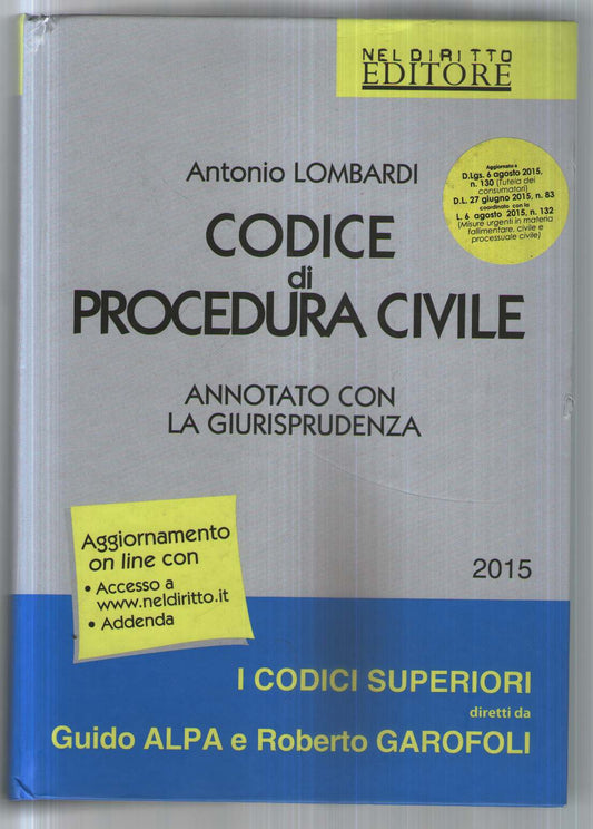 Codice di procedura civile. Annotato con la giurisprudenza. Con aggiornamento online