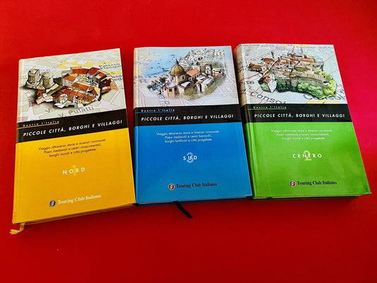 DENTRO L'ITALIA ,PICCOLE CITTA' ,BORGHI E VILLAGGI ,NORD ,CENTRO,SUD IN 3 VOLUMI