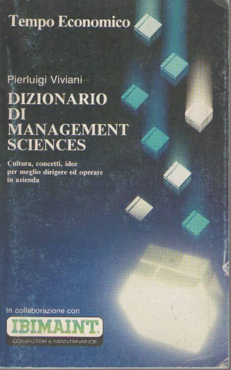 Dizionario di management sciences tempo economico