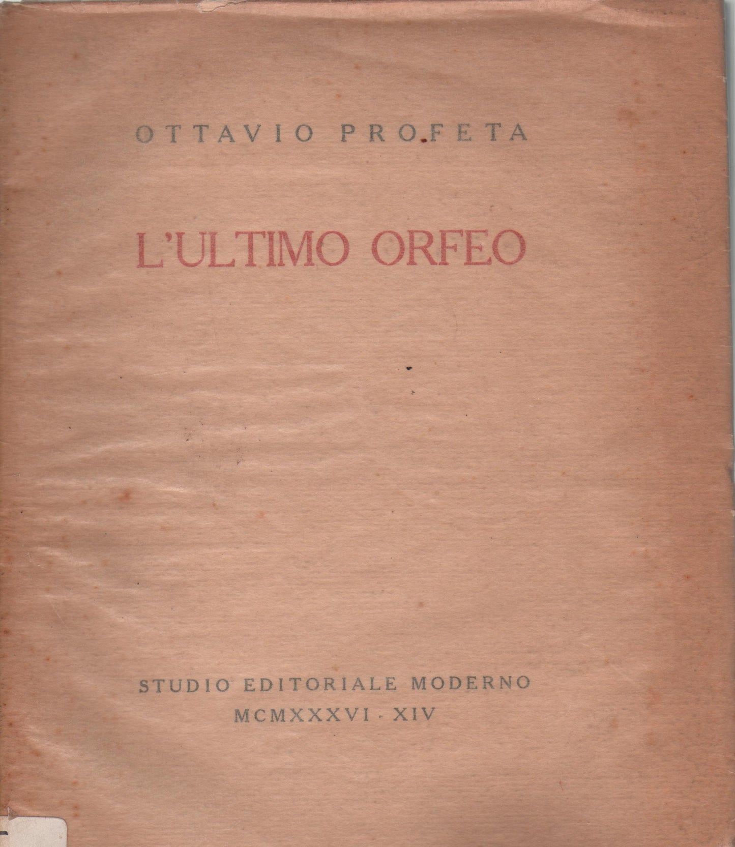 L'ultimo orfeo