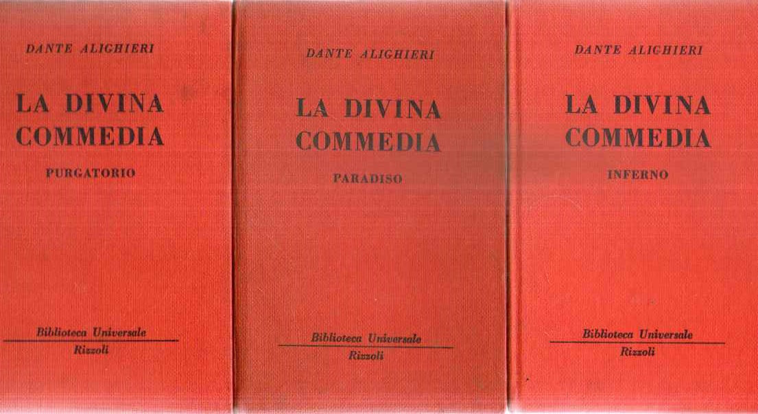 La Divina Commedia. Note a cura di Lodovico Magugliani. Biblioteca universale Rizzoli;