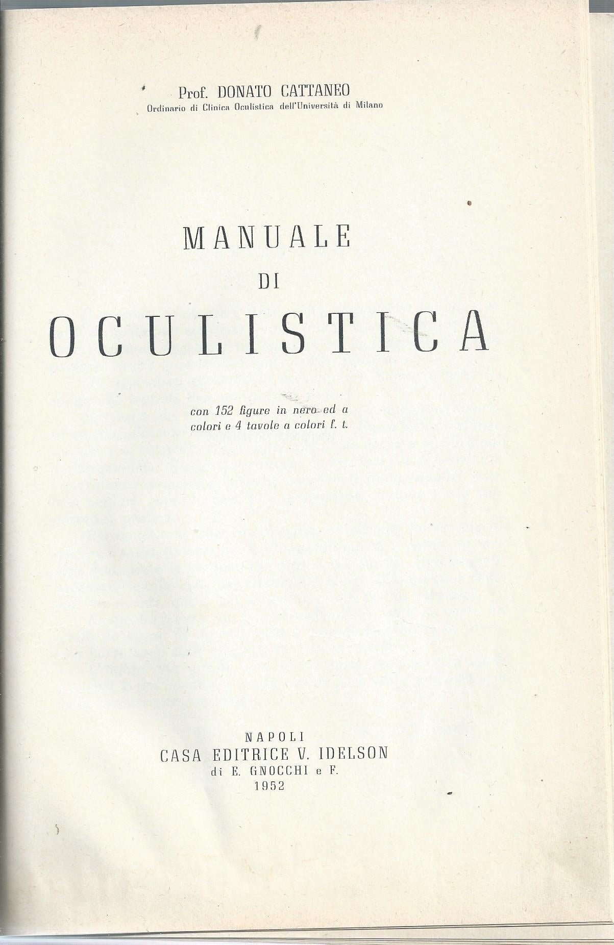 Manuale di oculistica