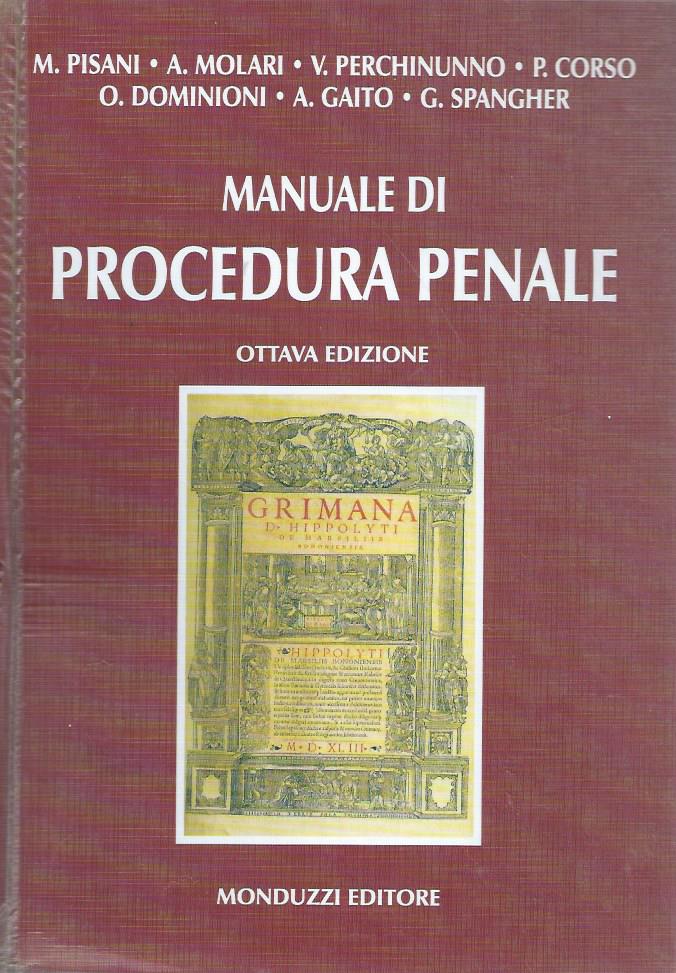 Manuale di procedura penale