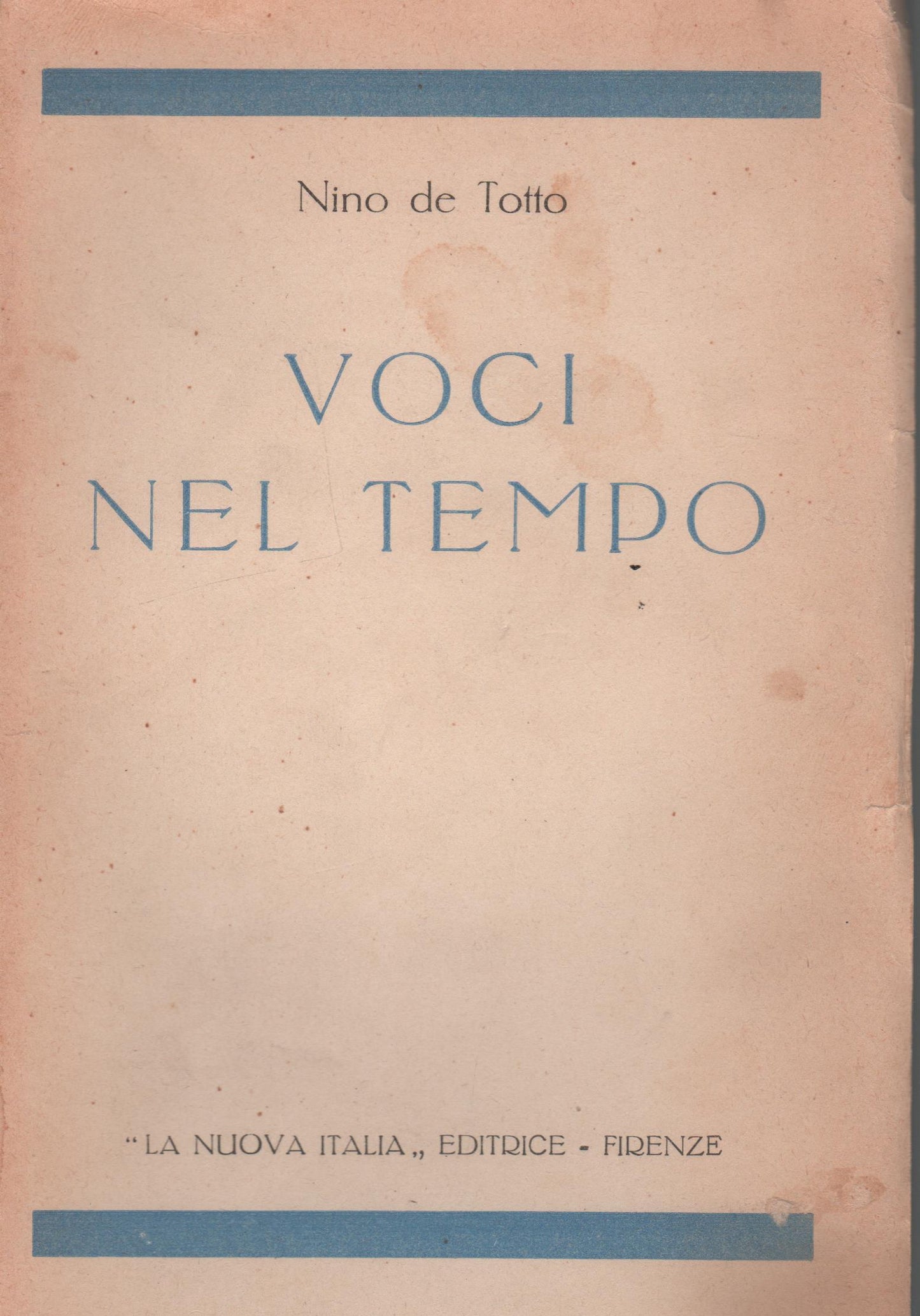 VOCI NEL TEMPO