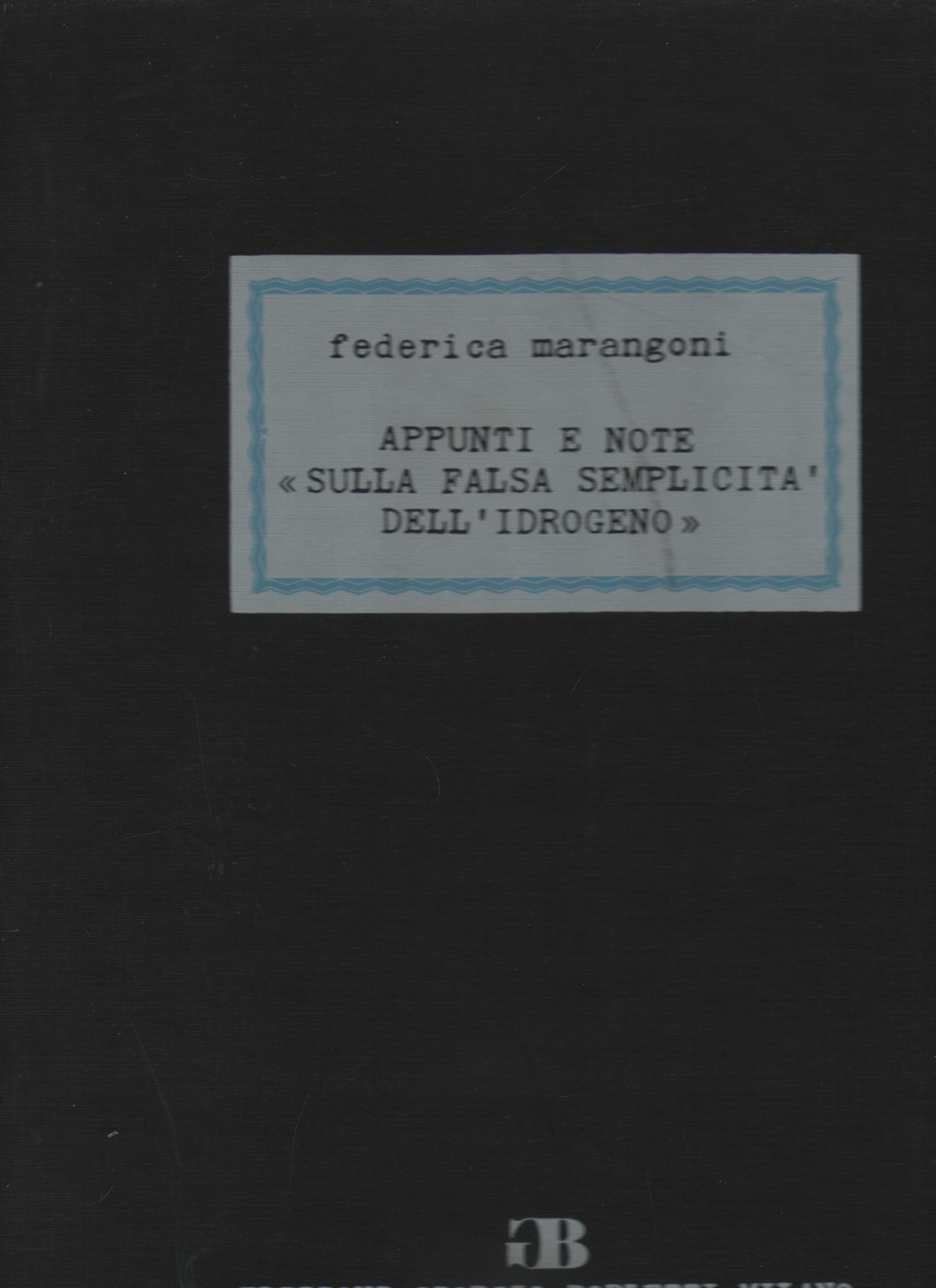 appunti e note sulla falsa semplicita' dell'idrogeno