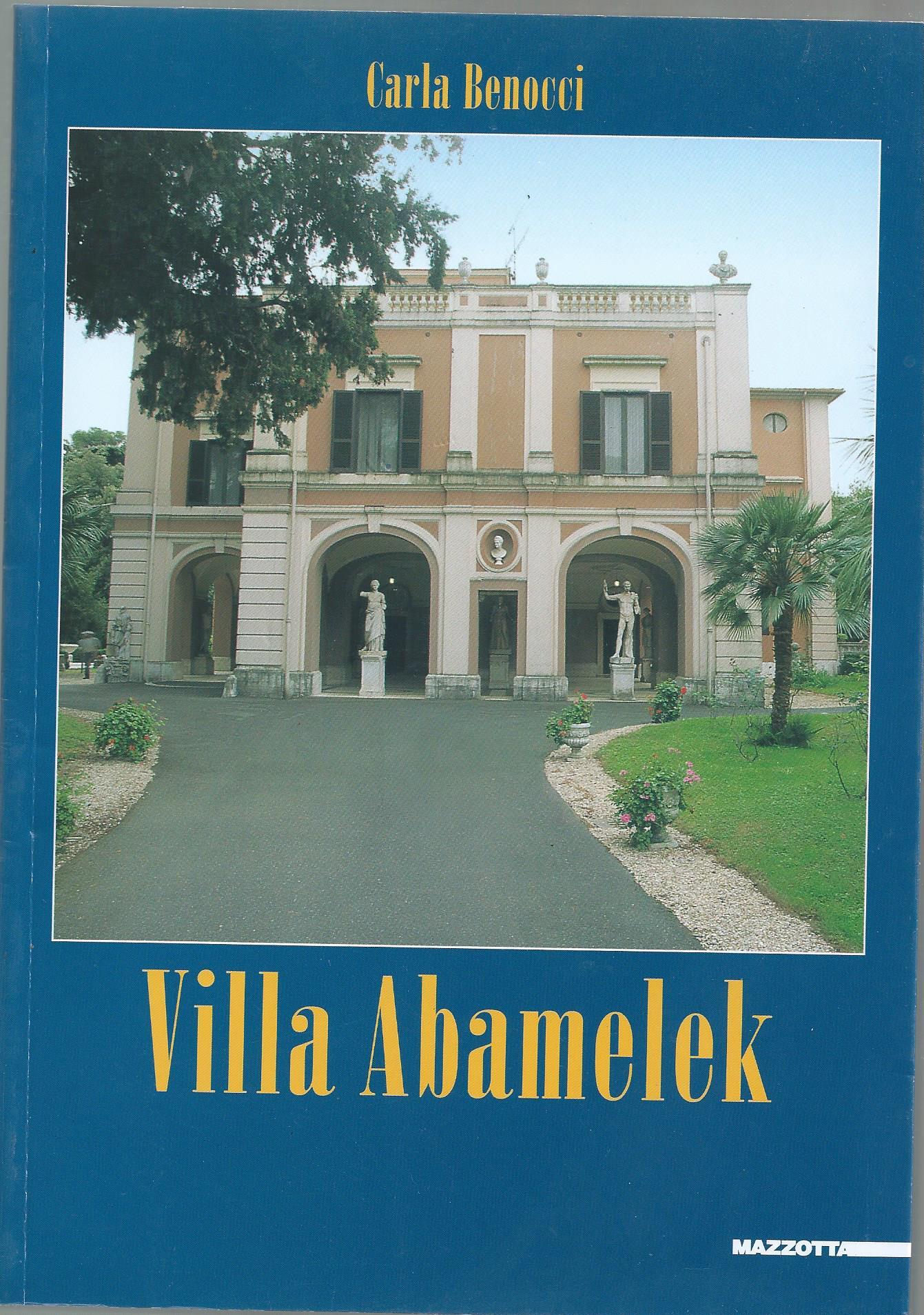 Villa Abamelek. Ediz. illustrata