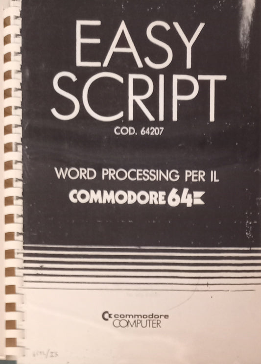 Easy script - Word processing per il Commodore 64