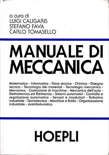MANUALE DI MECCANICA edizione 2006