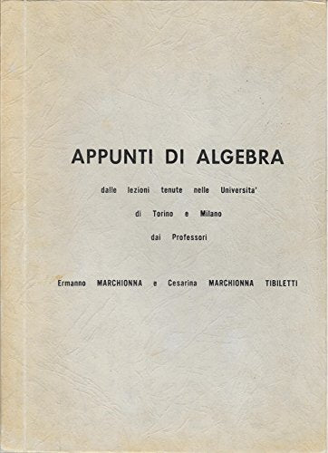 Appunti di Algebra