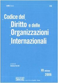 Codice del diritto e delle organizzazioni internazionali