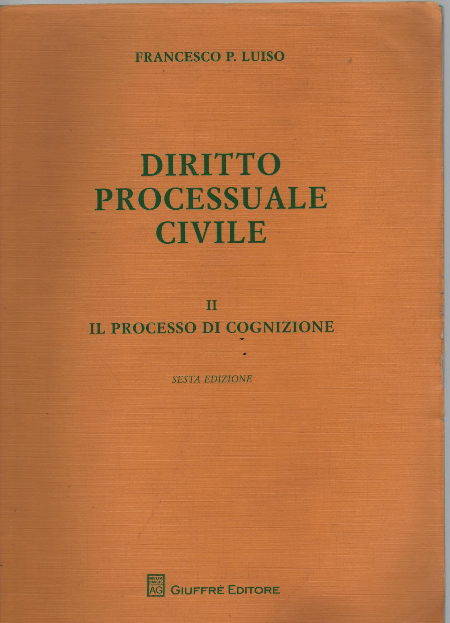 Diritto processuale civile: 2