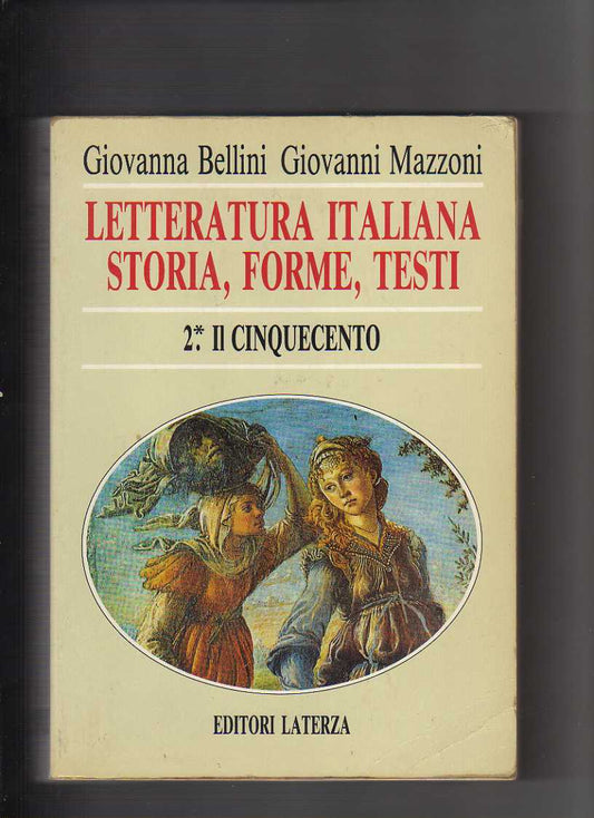 Letteratura italiana, storia, forme, testi (2/1)
