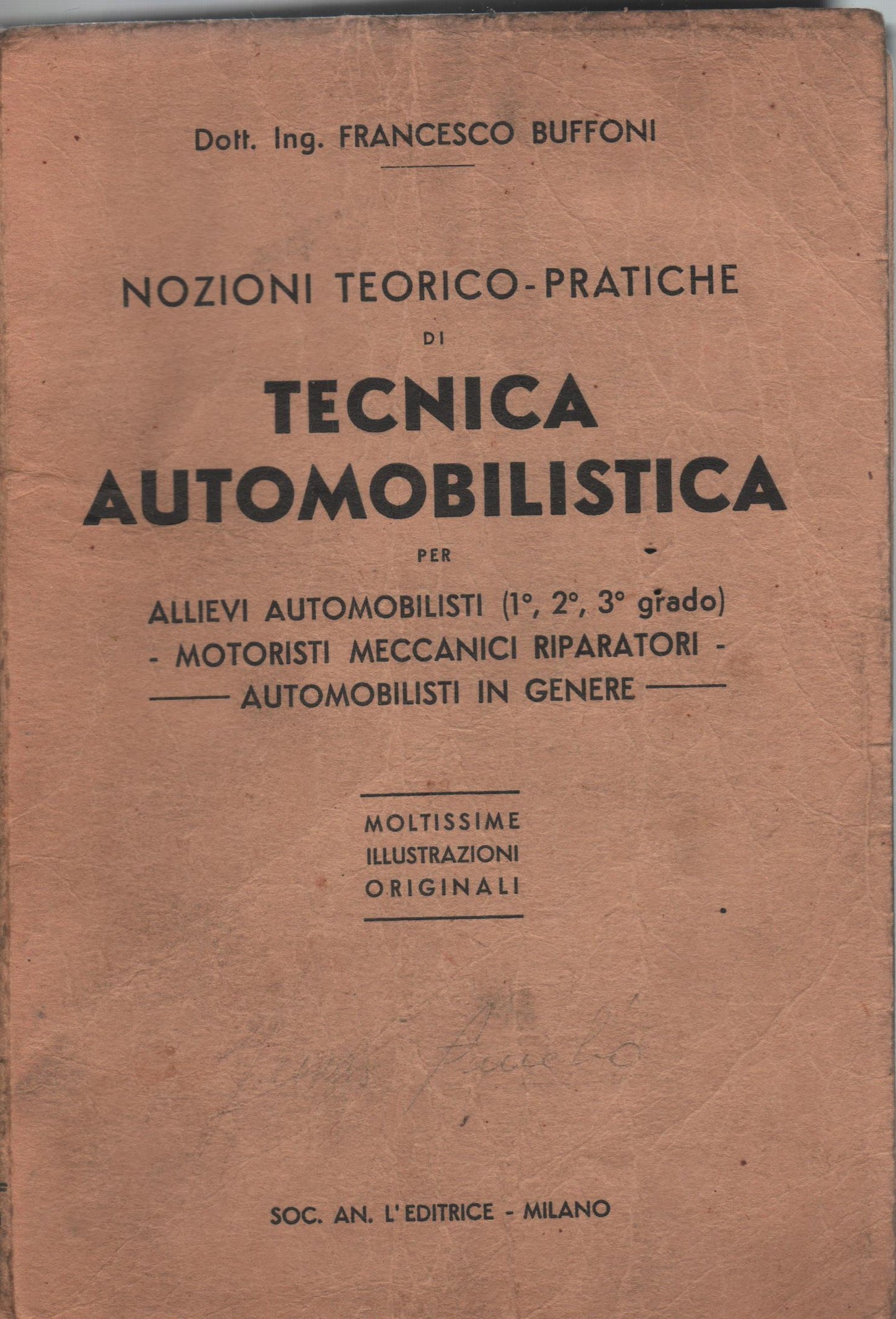 Nozioni teorico-pratiche di tecnica automolbilistica