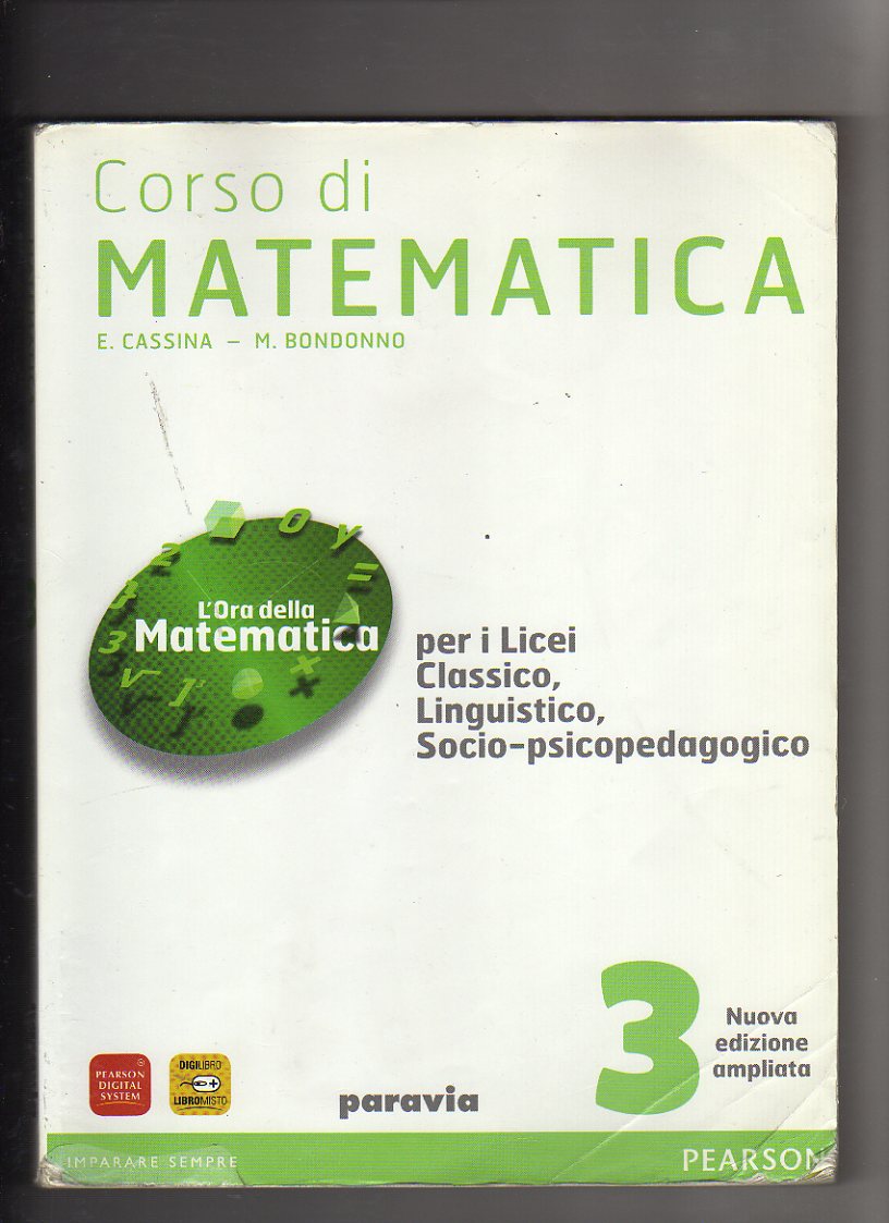 Corso di matematica. 3
