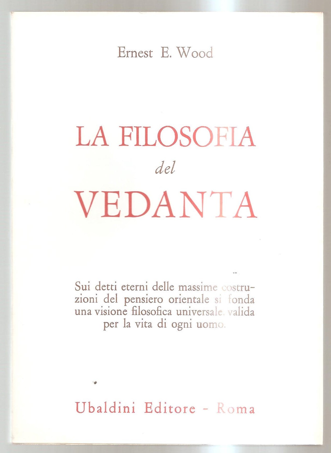 La filosofia del vedanta