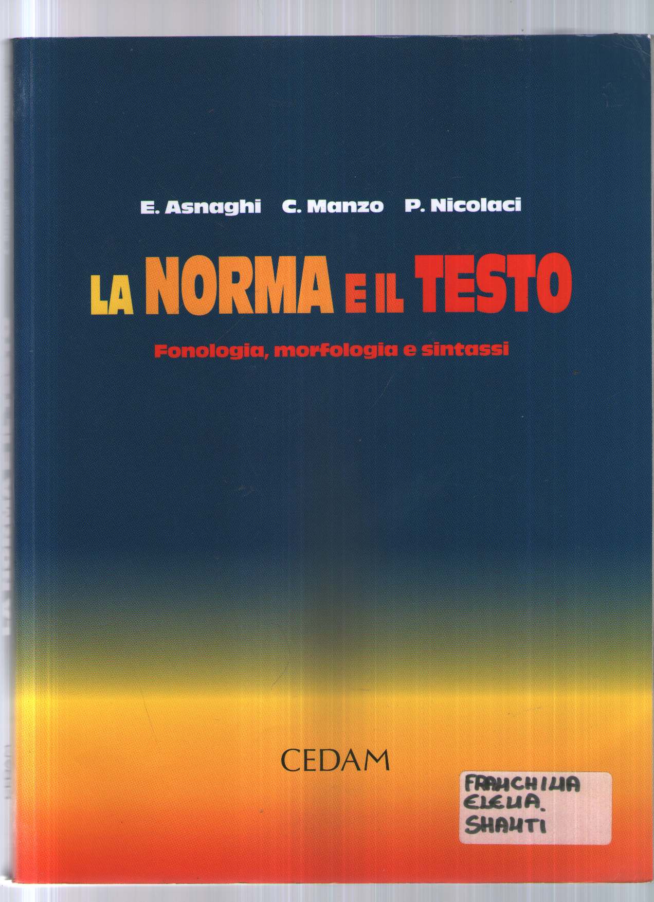 NORMA E TESTO