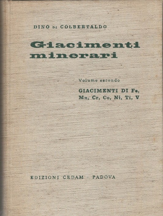 Giacimenti minerari. Giacimenti in Fe, Mn, Cr, Co, Ni, Ti, V (Vol. 2)