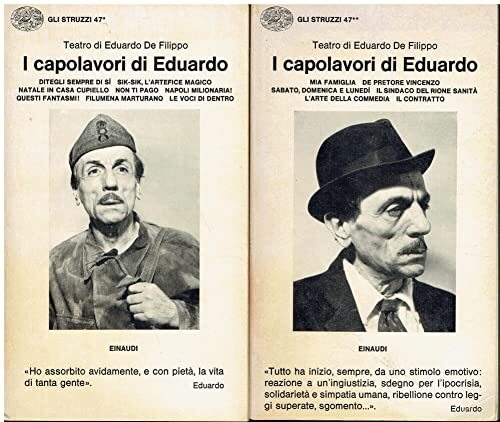 I CAPOLAVORI DI EDUARDO. Due volumi