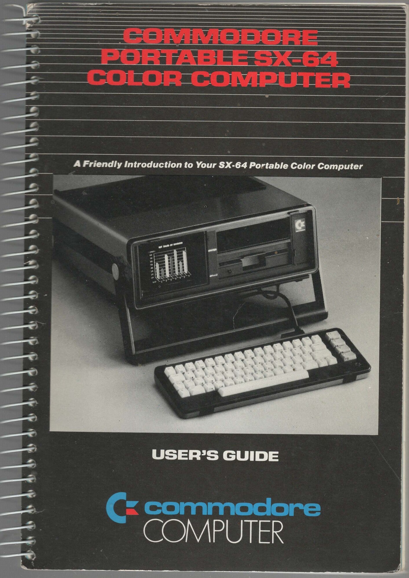 COMMODORE PORTABLE SX-4 COLOR COMPUTER USER'S GUIDE