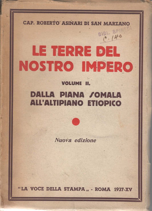 LE TERRE DEL NOSTRO IMPERO VOL II