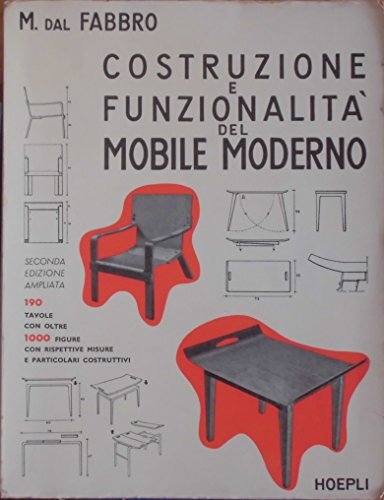 L- COSTRUZIONE E FUNZIONALITA' DEL MOBILE MODERNO -- HOEPLI --- 1955 - B- ZCS342