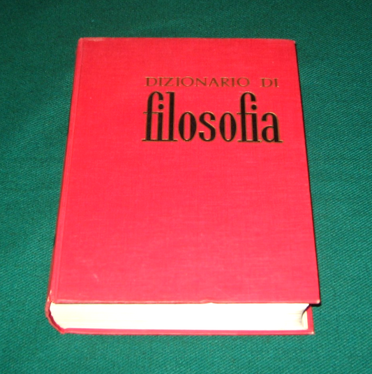 DIZIONARIO DI FILOSOFIA