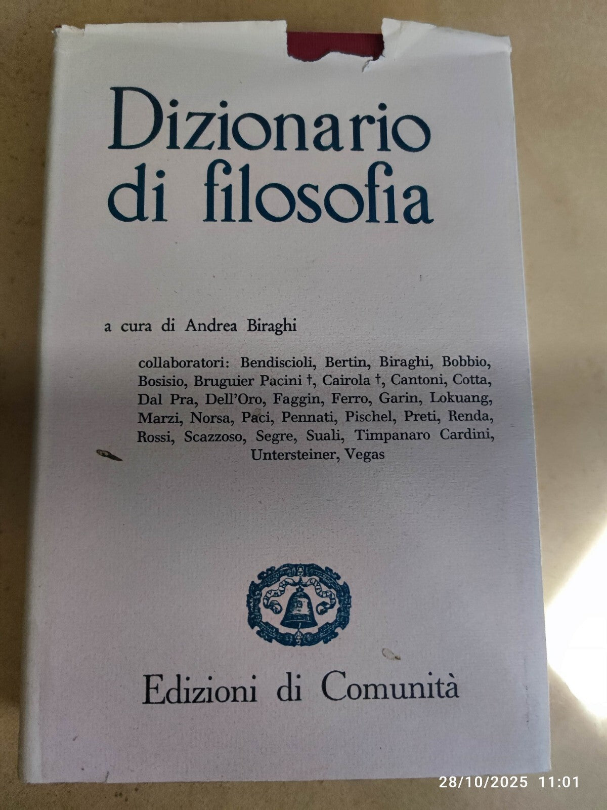 DIZIONARIO DI FILOSOFIA.