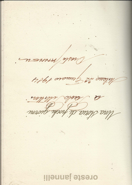 Ona storia de pocch dì.