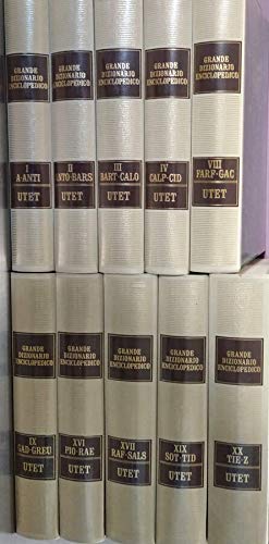 Grande Dizionario Enciclopedico Utet. 29 VOLUMI