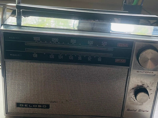 Radio Vintage Geloso G. 16-202 Solid State AM-FM – Anni '60/'70