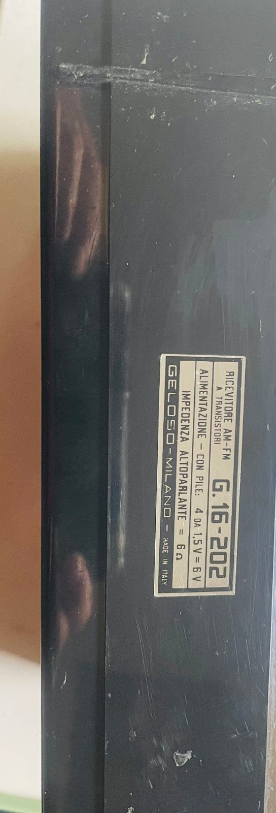 Radio Vintage Geloso G. 16-202 Solid State AM-FM – Anni '60/'70