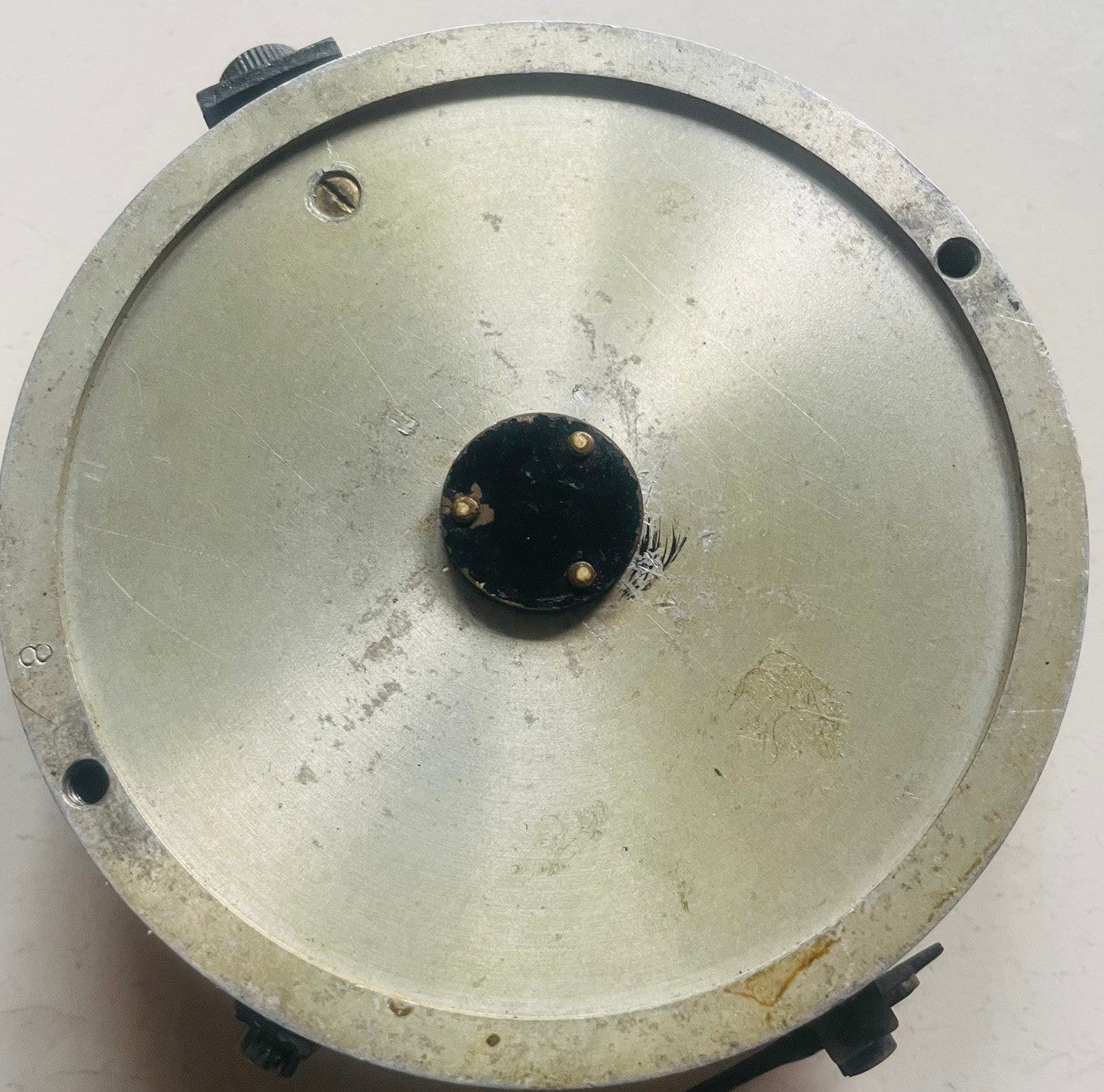 Antica Bussola Topografica Militare in Metallo – Strumento di Precisione Vintage