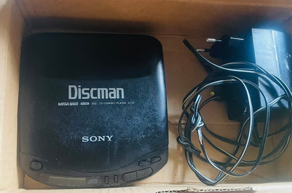 Sony Discman D-131 Vintage 1994 Lettore CD Portatile Boxato con Scatola e Manual