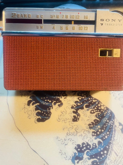 radio Sony 7 transistor 2 band 1959
