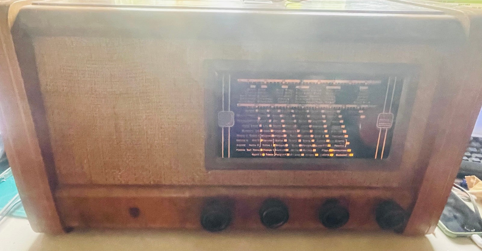 Rara Radio a Valvole Philips Milano d'Epoca – Anni '30/'40 (Da Restauro)