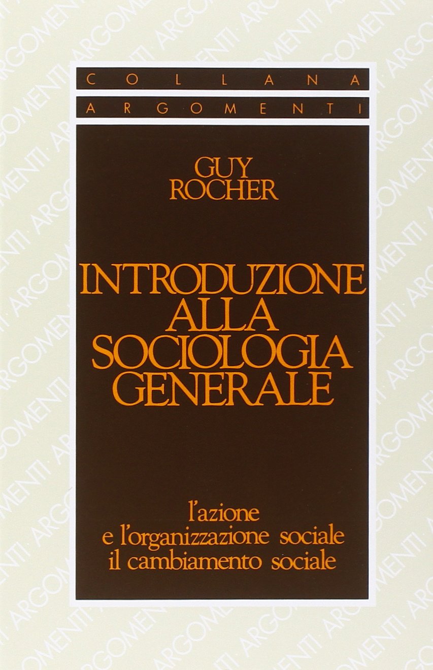 Introduzione alla sociologia generale