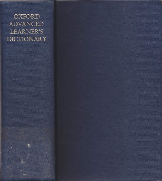 Oxford advanced learner's dictionary hardback