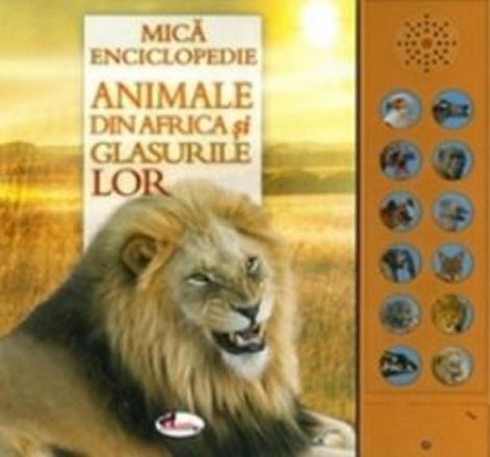 Animale din Africa si glasurile lor (carte cu sunete)