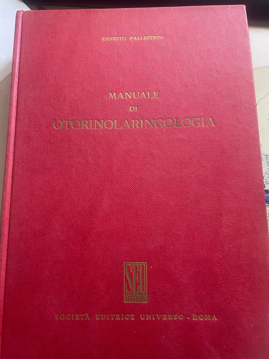 manuale di otorinilaringologia