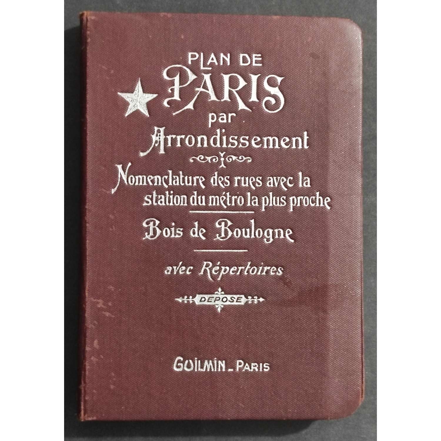 Plan de Paris par Arrondissement - Ed. Leconte et Gulmin