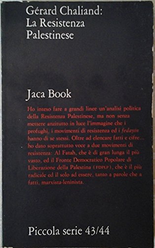 La resistenza palestinese.