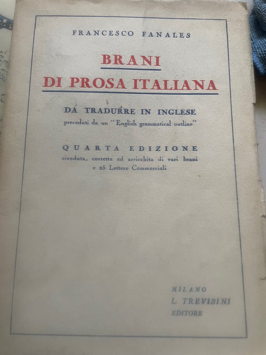 BRANI DI PROSA ITALIANA 
